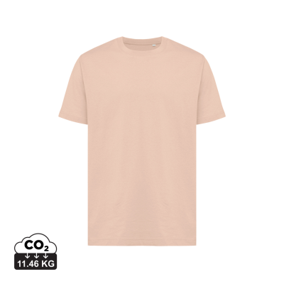IQONIQ KAKADU RELAXED RECYCLED COTTON TEE SHIRT in Peach Nectar