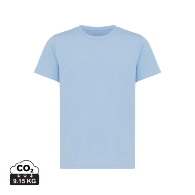 IQONIQ KOLI CHILDRENS LIGHTWEIGHT RECYCLED COTTON TEE SHIRT in Light Blue