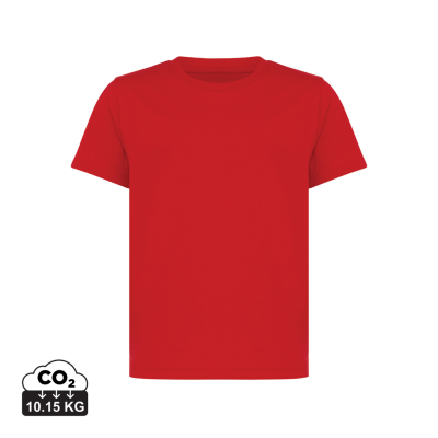 IQONIQ KOLI CHILDRENS LIGHTWEIGHT RECYCLED COTTON TEE SHIRT in Red