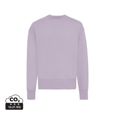 IQONIQ KRUGER RELAXED RECYCLED COTTON CREW NECK in Lavender