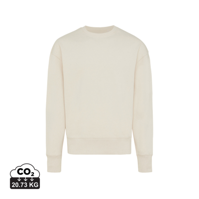 IQONIQ KRUGER RELAXED RECYCLED COTTON CREW NECK in Natural Raw