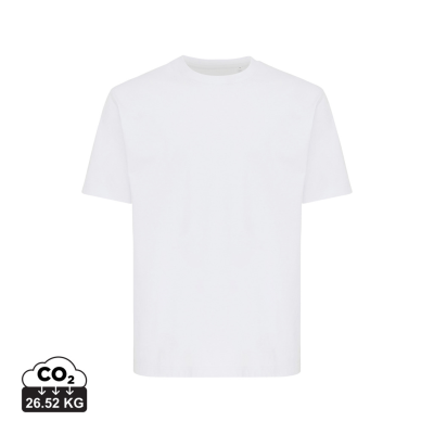 IQONIQ NIKKO HEAVYWEIGHT RECYCLED COTTON TEE SHIRT in Recycled White