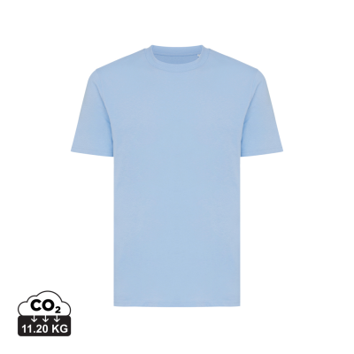 IQONIQ SIERRA LIGHTWEIGHT RECYCLED COTTON TEE SHIRT in Light Blue
