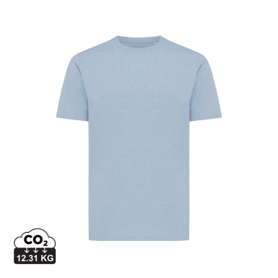 IQONIQ SIERRA LIGHTWEIGHT RECYCLED COTTON TEE SHIRT in Light Heather Blue