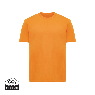 IQONIQ SIERRA LIGHTWEIGHT RECYCLED COTTON TEE SHIRT in Orange
