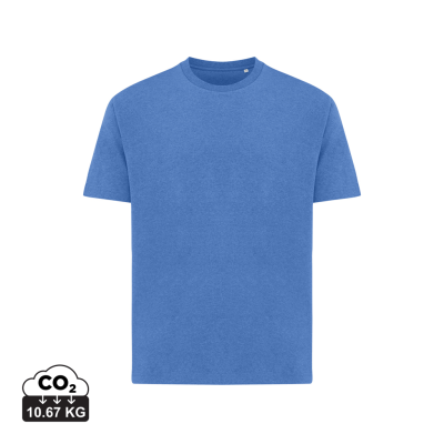 IQONIQ TEIDE RECYCLED COTTON TEE SHIRT in Heather Blue