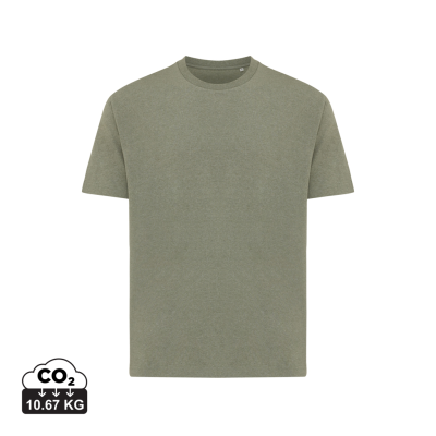 IQONIQ TEIDE RECYCLED COTTON TEE SHIRT in Heather Green