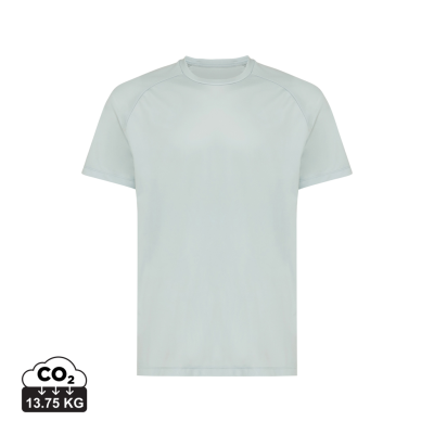 IQONIQ TIKAL RECYCLED POLYESTER QUICK DRY SPORTS TEE SHIRT in Iceberg Green