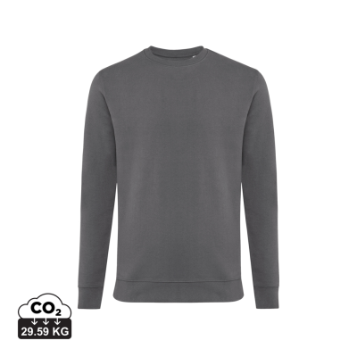 IQONIQ ZION RECYCLED COTTON CREW NECK in Anthracite Grey