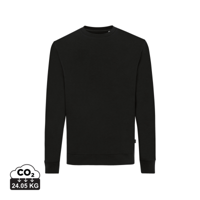 IQONIQ ZION RECYCLED COTTON CREW NECK in Black