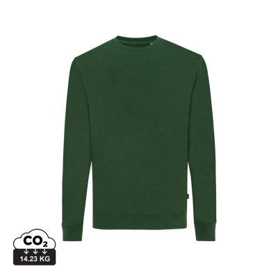 IQONIQ ZION RECYCLED COTTON CREW NECK in Forest Green