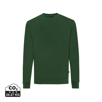 IQONIQ ZION RECYCLED COTTON CREW NECK in Forest Green