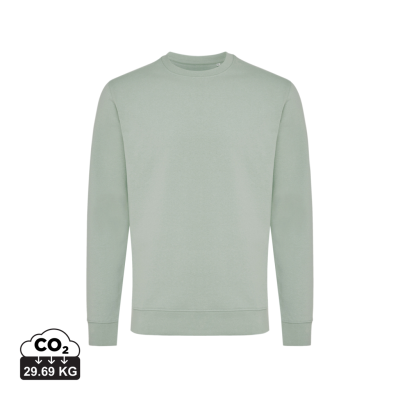 IQONIQ ZION RECYCLED COTTON CREW NECK in Iceberg Green