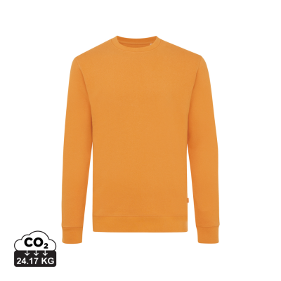 IQONIQ ZION RECYCLED COTTON CREW NECK in Sundial Orange