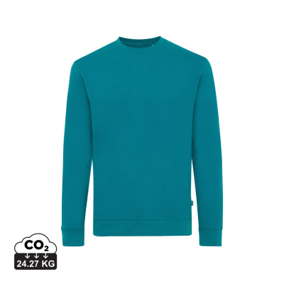 IQONIQ ZION RECYCLED COTTON CREW NECK in Verdigris