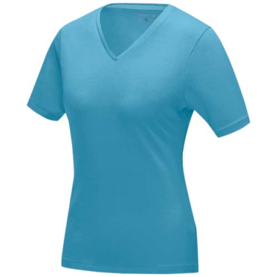 KAWARTHA SHORT SLEEVE WOMENS ORGANIC V-NECK TEE SHIRT