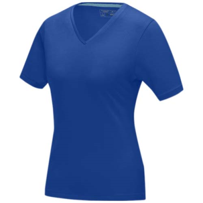KAWARTHA SHORT SLEEVE WOMENS ORGANIC V-NECK TEE SHIRT