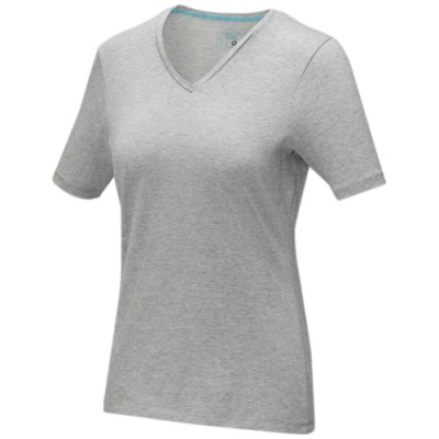 KAWARTHA SHORT SLEEVE WOMENS ORGANIC V-NECK TEE SHIRT
