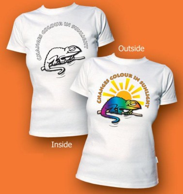 MAGIC UV ULTRA VIOLET COLOUR CHANGING TEE SHIRT