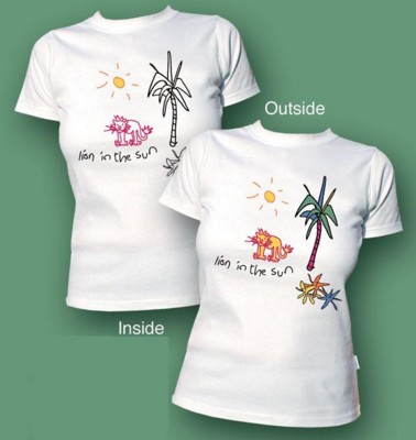 MAGIC UV ULTRA VIOLET COLOUR CHANGING TEE SHIRT