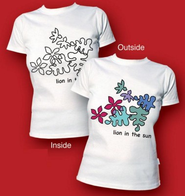 MAGIC UV ULTRA VIOLET COLOUR CHANGING TEE SHIRT