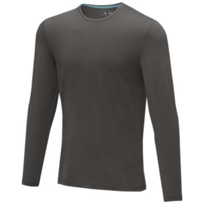 PONOKA LONG SLEEVE MENS ORGANIC TEE SHIRT