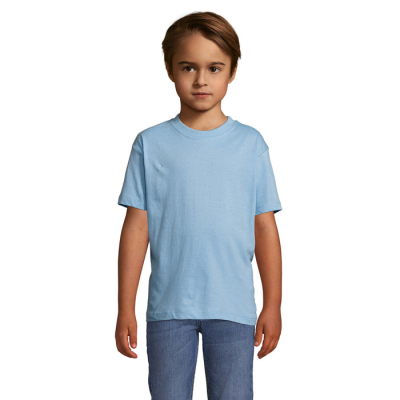 REGENT CHILDRENS TEE SHIRT 150G in Blue