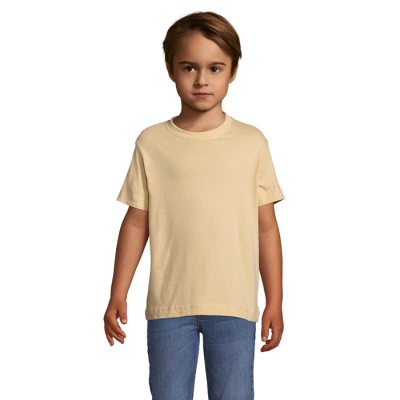 REGENT CHILDRENS TEE SHIRT 150G in Brown