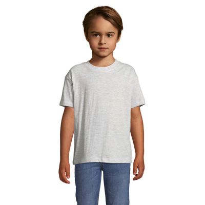 REGENT CHILDRENS TEE SHIRT 150G in Grey