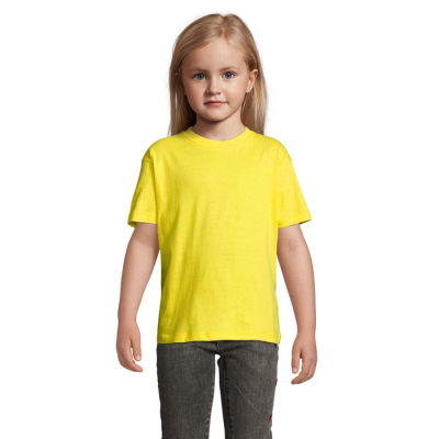 REGENT CHILDRENS TEE SHIRT 150G in Yellow