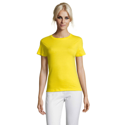 REGENT LADIES TEE SHIRT 150 in Yellow