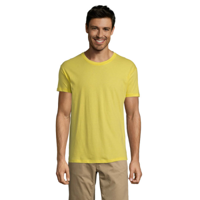 REGENT UNI TEE SHIRT 150G in Yellow
