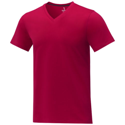 SOMOTO SHORT SLEEVE MENS V-NECK TEE SHIRT 
