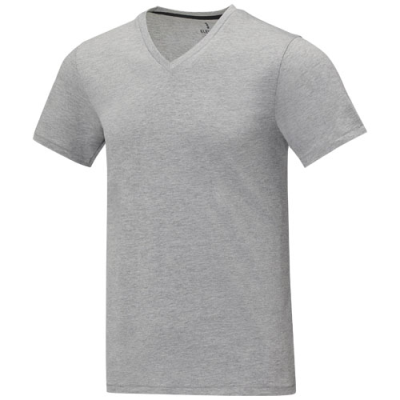 SOMOTO SHORT SLEEVE MENS V-NECK TEE SHIRT 