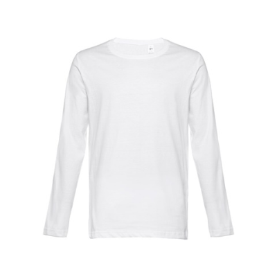 THC BUCHAREST WH MENS LONG-SLEEVED TUBULAR COTTON TEE SHIRT