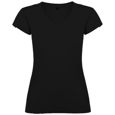VICTORIA SHORT SLEEVE WOMENS V-NECK TEE SHIRT