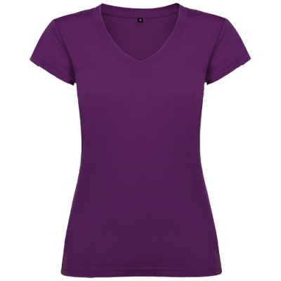 VICTORIA SHORT SLEEVE WOMENS V-NECK TEE SHIRT