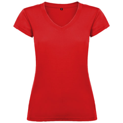 VICTORIA SHORT SLEEVE WOMENS V-NECK TEE SHIRT