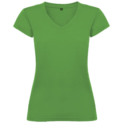 VICTORIA SHORT SLEEVE WOMENS V-NECK TEE SHIRT