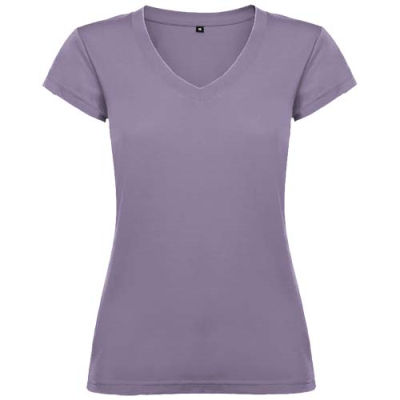 VICTORIA SHORT SLEEVE WOMENS V-NECK TEE SHIRT
