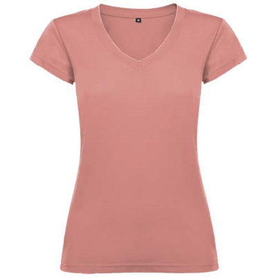 VICTORIA SHORT SLEEVE WOMENS V-NECK TEE SHIRT