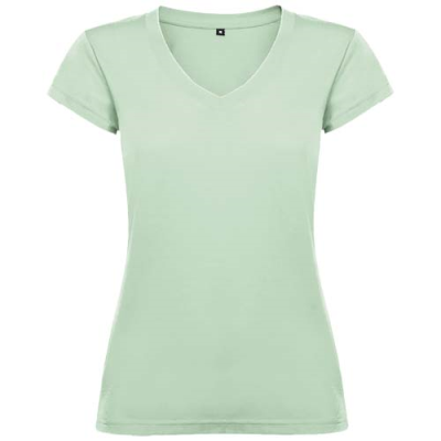 VICTORIA SHORT SLEEVE WOMENS V-NECK TEE SHIRT
