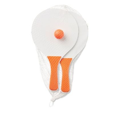 SMALL BEACH TENNIS SET in Orange