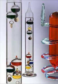 GALILEO GLASS THERMOMETER