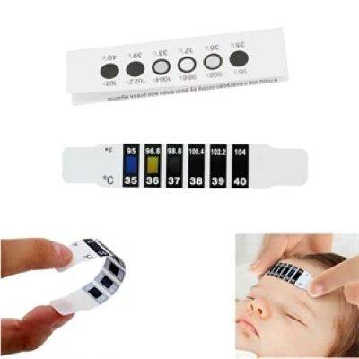 REUSABLE BABY FOREHEAD THERMOMETER STRIPS