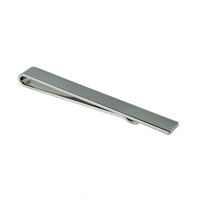 RHODIUM PLATED TIE SLIDE