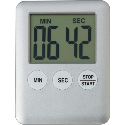 KITCHEN TIMER in Silver