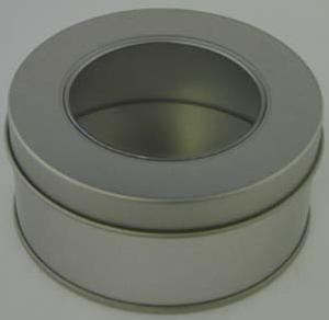 ROUND SLIP LID TIN with Window