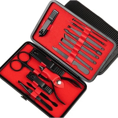 18 PIECES STAINLESS STEEL METAL NAIL TOOLS SET