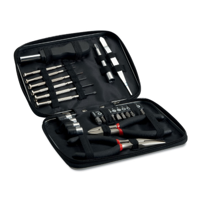 26 PCS TOOL in Aluminium Metal Case in Black
